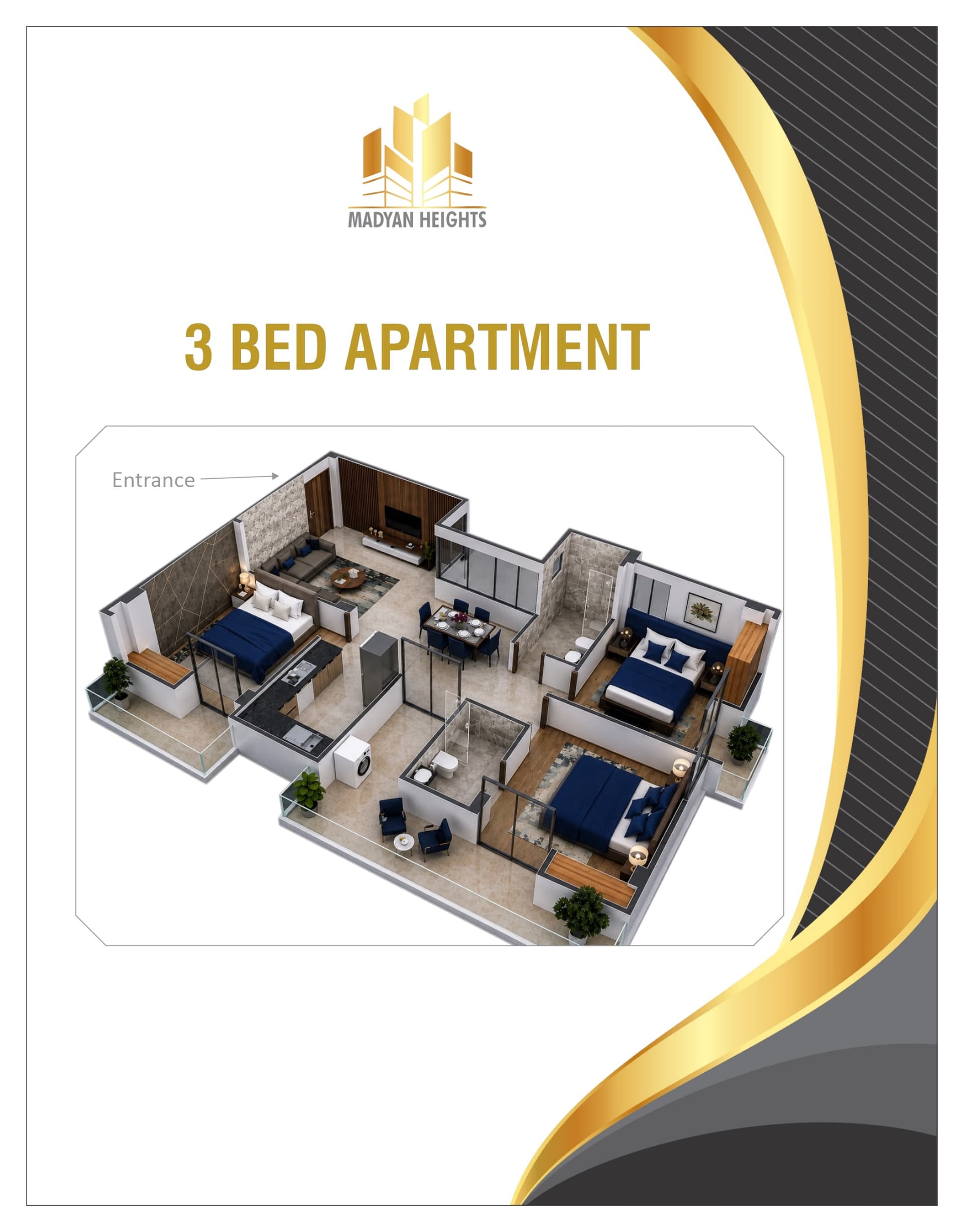 3 Bed Apartment