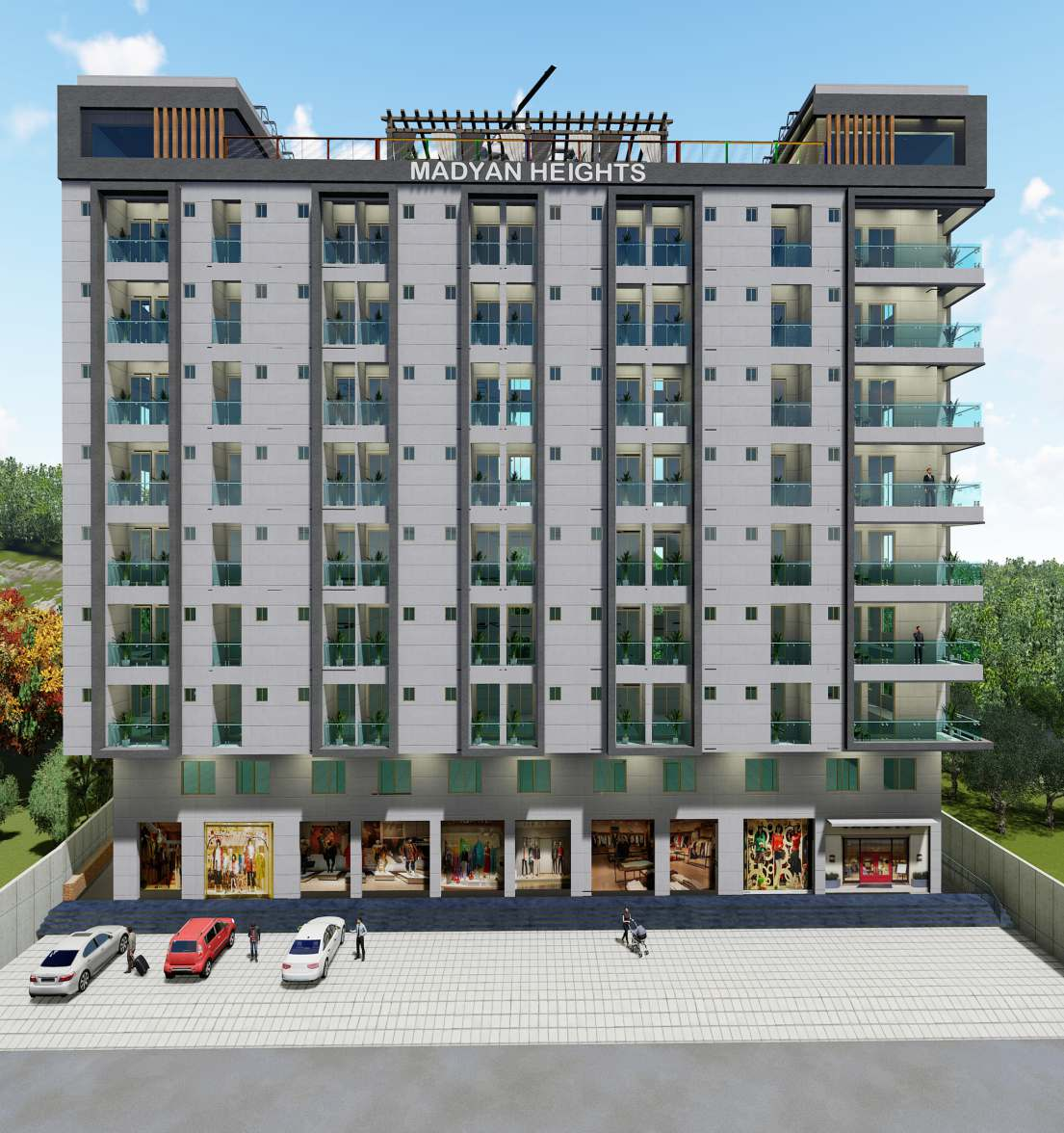 Street-facing elevation
